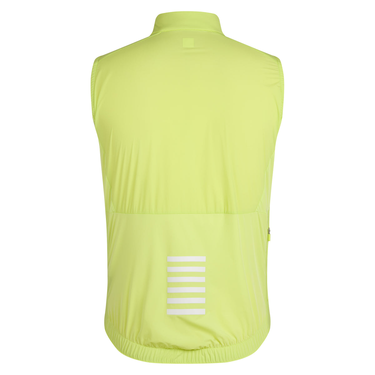 Men's Pro Team Insulated Gilet - Lime Green/White
