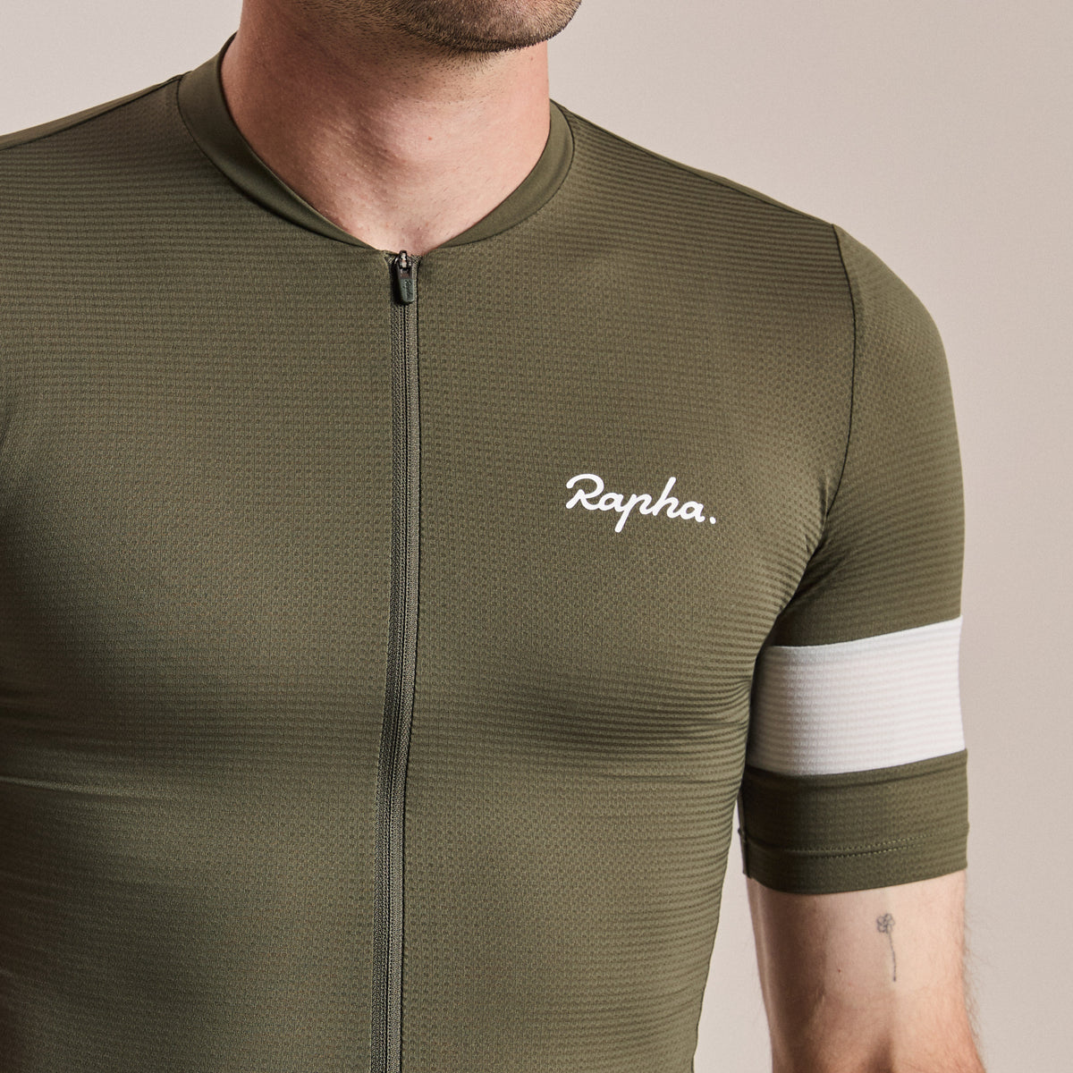 Men's Core Lightweight Jersey - Dark Green/White