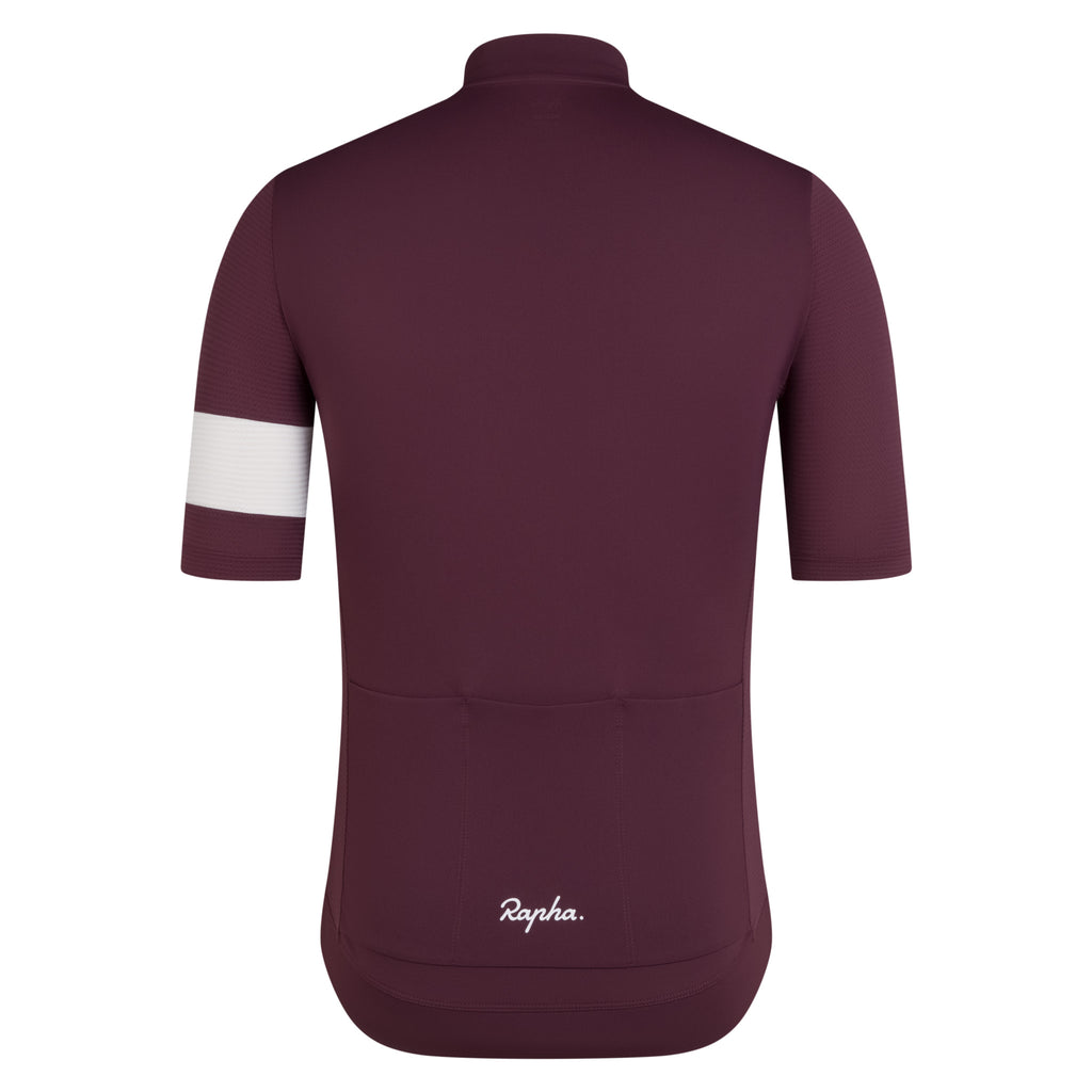 Men's Core Lightweight Jersey - Mahogany/White