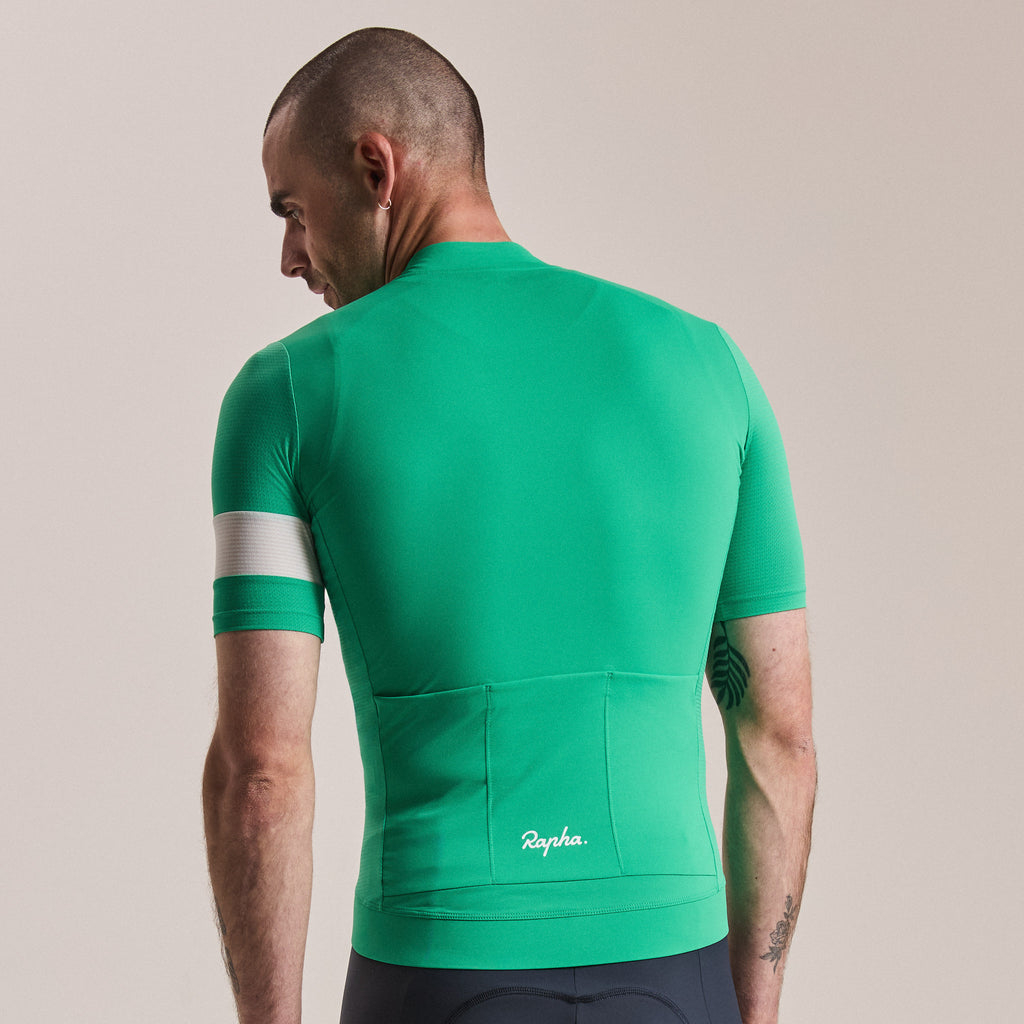 Men's Core Lightweight Jersey - Fresh Green/White