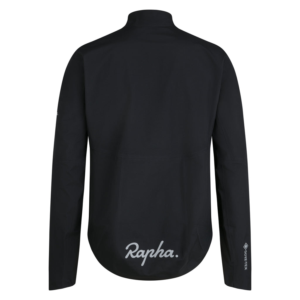 Men's Rapha Gore-Tex Rain Jacket - Black/Silver