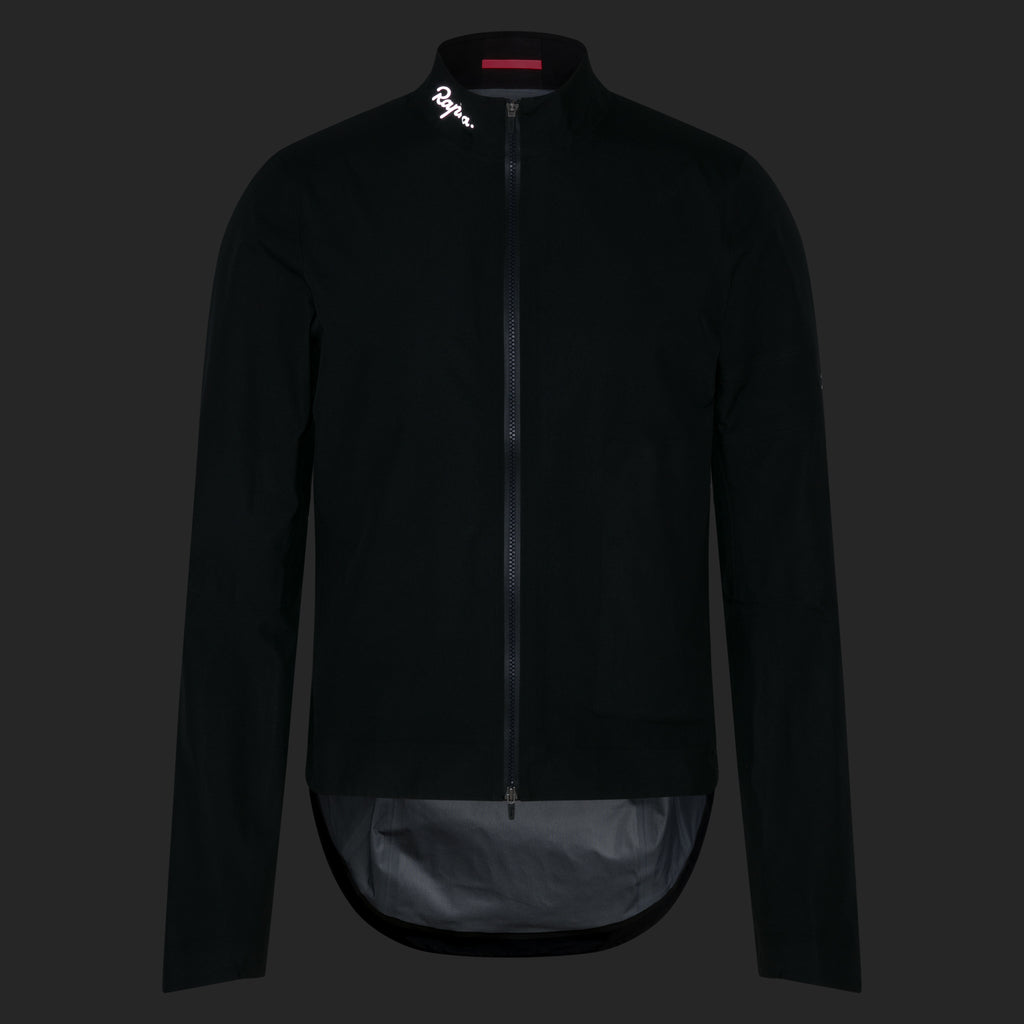 Men's Rapha Gore-Tex Rain Jacket - Black/Silver