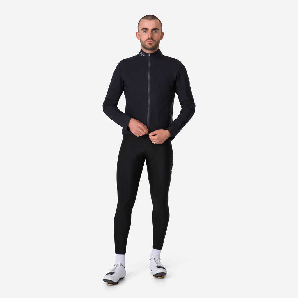 Men's Rapha Gore-Tex Rain Jacket - Black/Silver