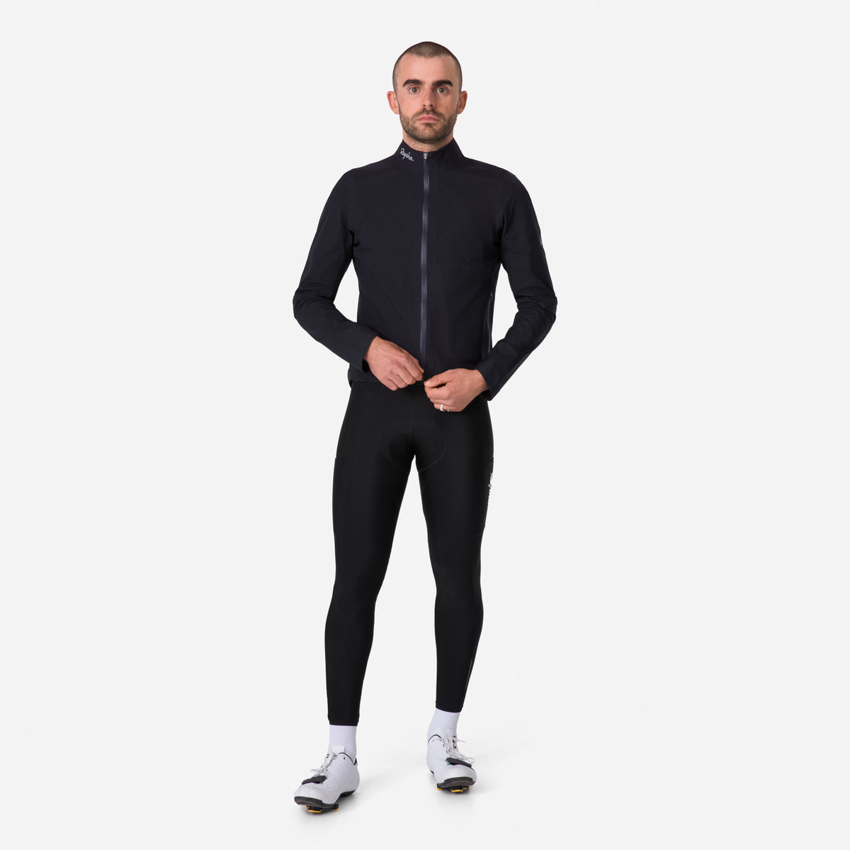 Men's Rapha Gore-Tex Rain Jacket - Black/Silver