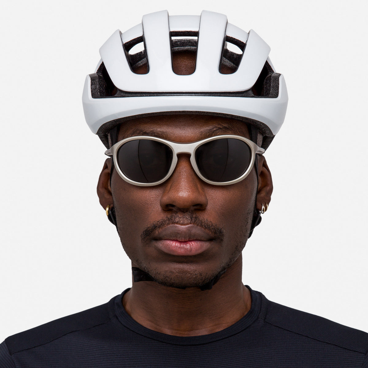 Dalton Glasses - Silver Metallic / Green
