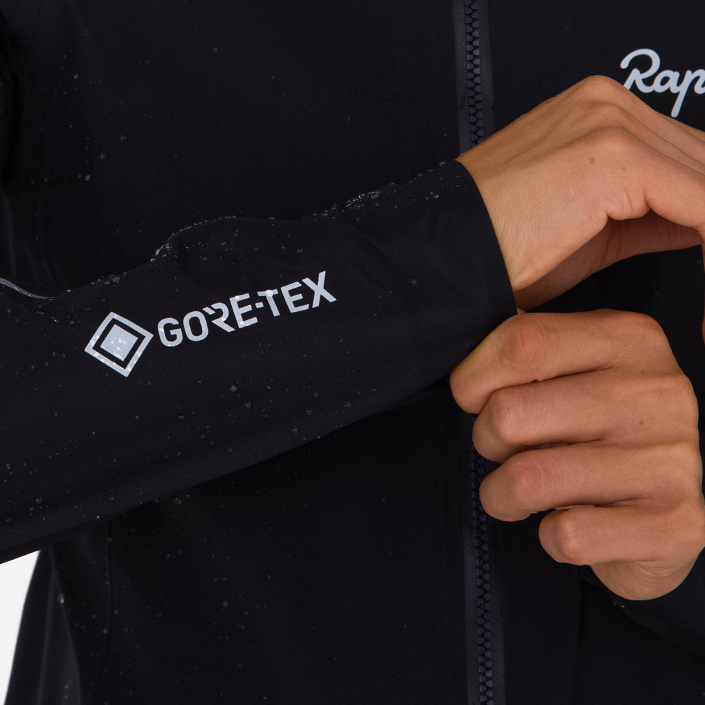 Women's Rapha Gore-Tex Rain Jacket - Black/Silver