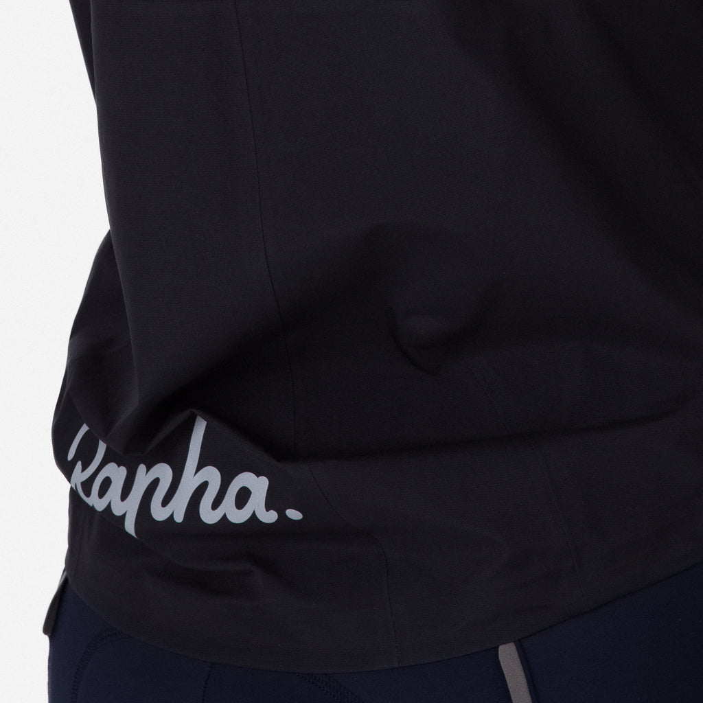 Women's Rapha Gore-Tex Rain Jacket - Black/Silver