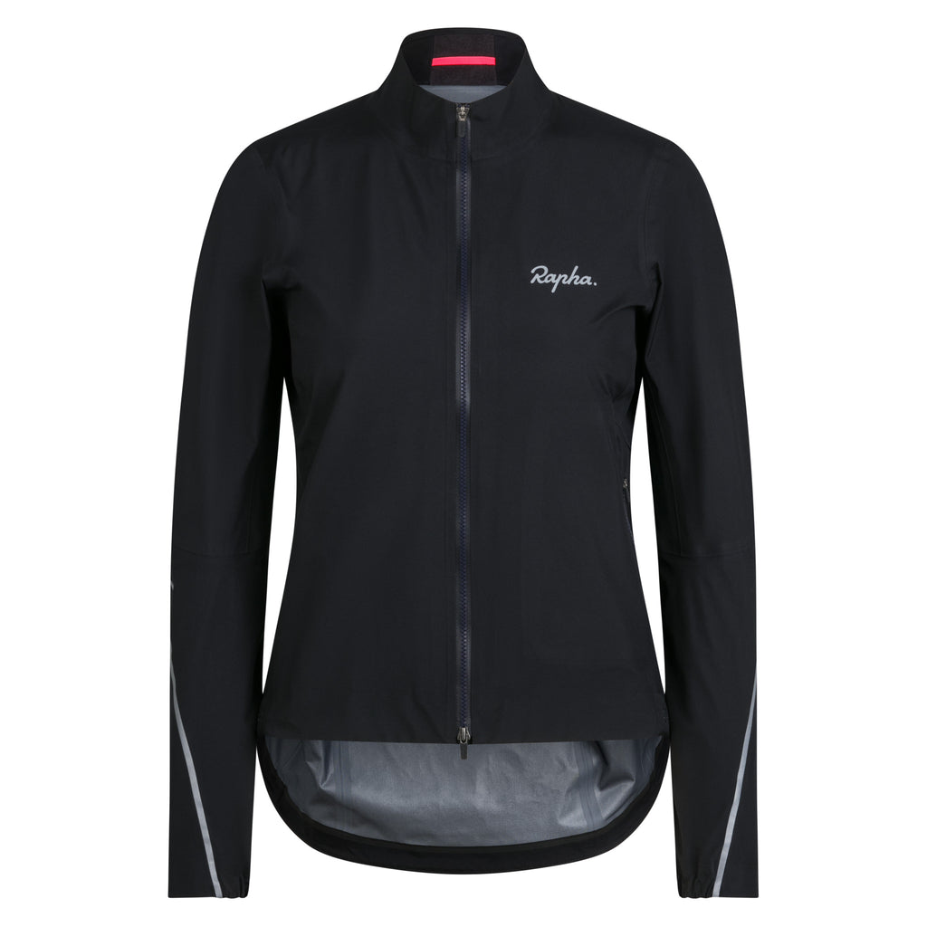 Women's Rapha Gore-Tex Rain Jacket - Black/Silver