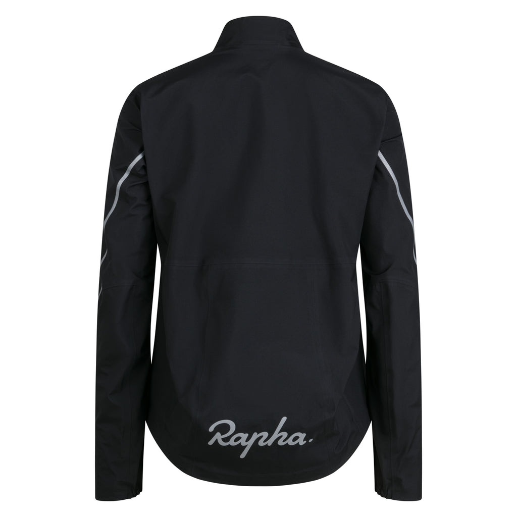 Women's Rapha Gore-Tex Rain Jacket - Black/Silver