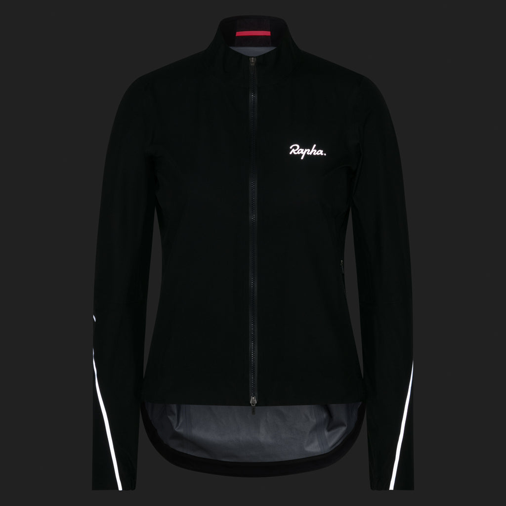 Women's Rapha Gore-Tex Rain Jacket - Black/Silver