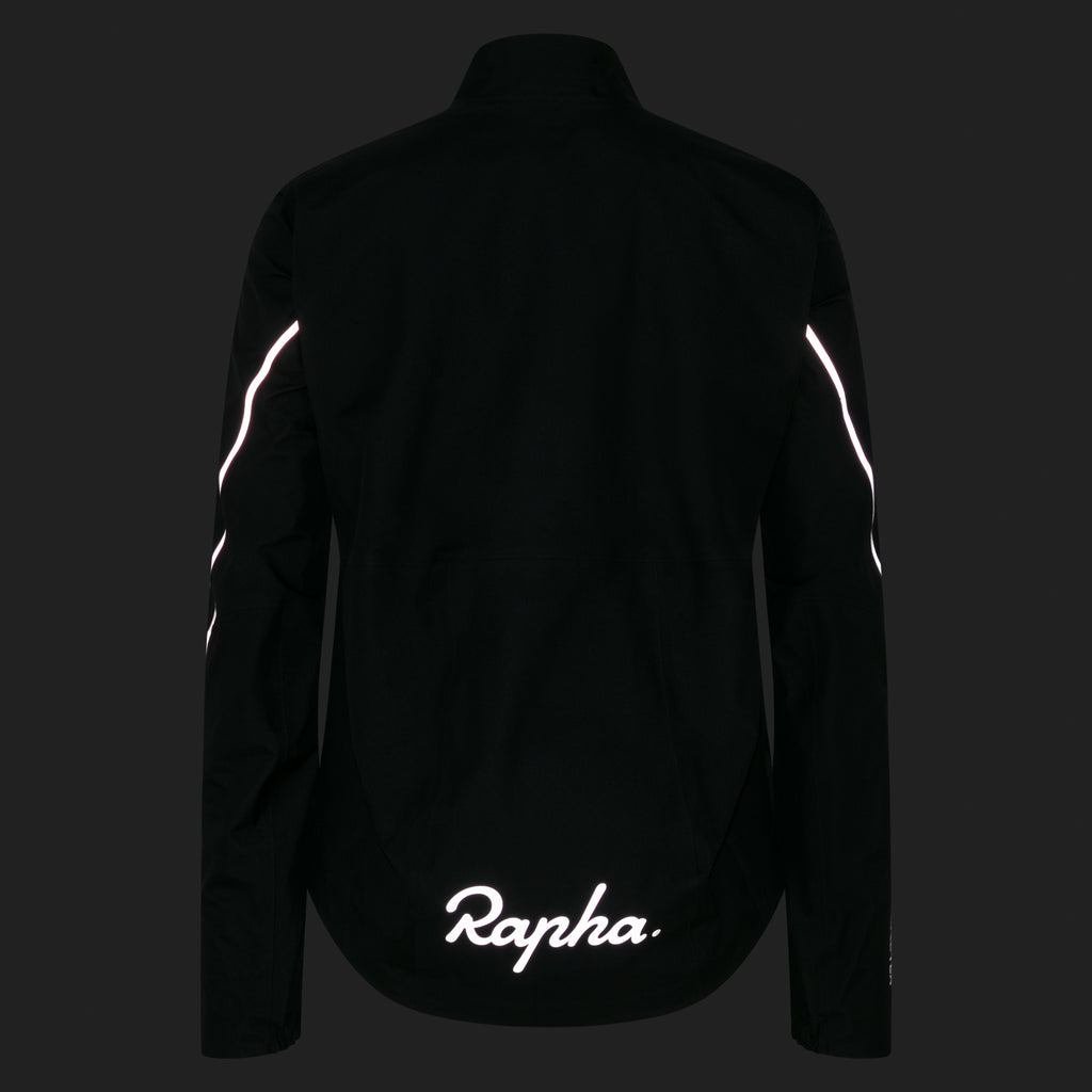 Women's Rapha Gore-Tex Rain Jacket - Black/Silver