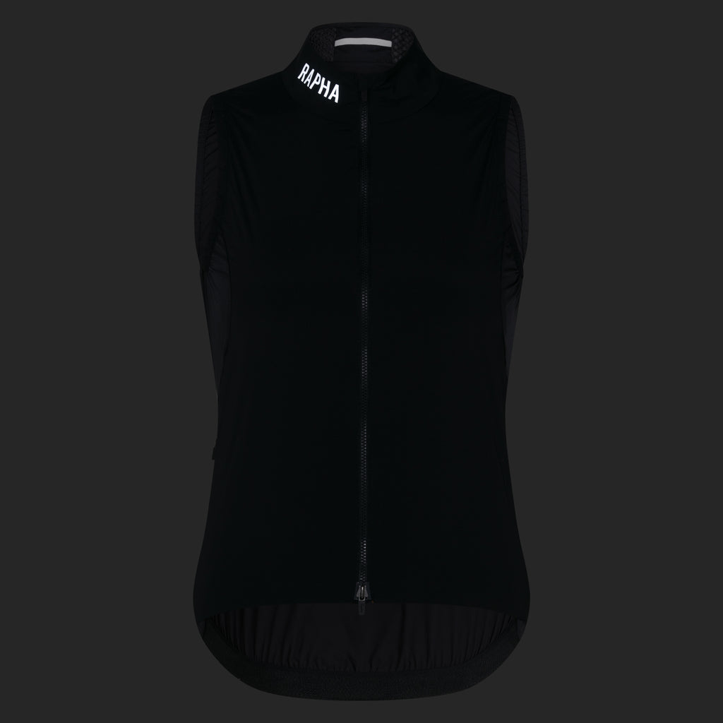 Women's Pro Team Insulated Gilet - Black/White