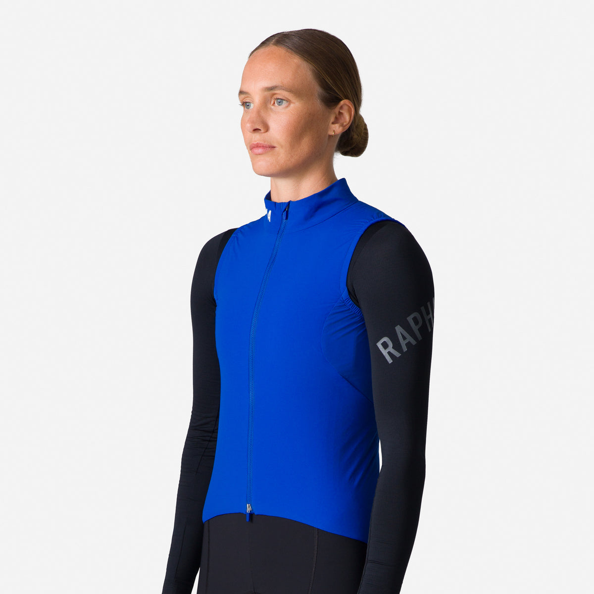 Women's Pro Team Insulated Gilet - Blue/White