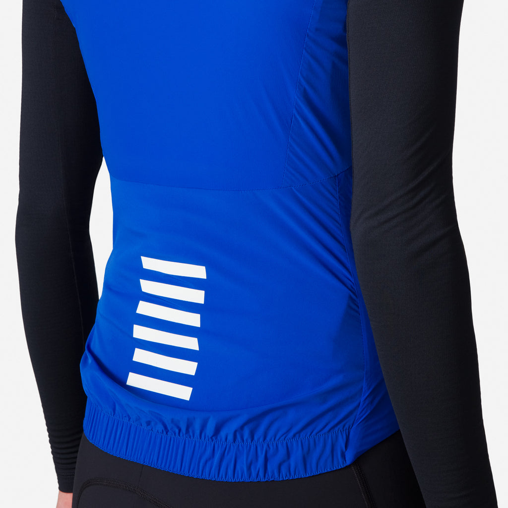 Women's Pro Team Insulated Gilet - Blue/White