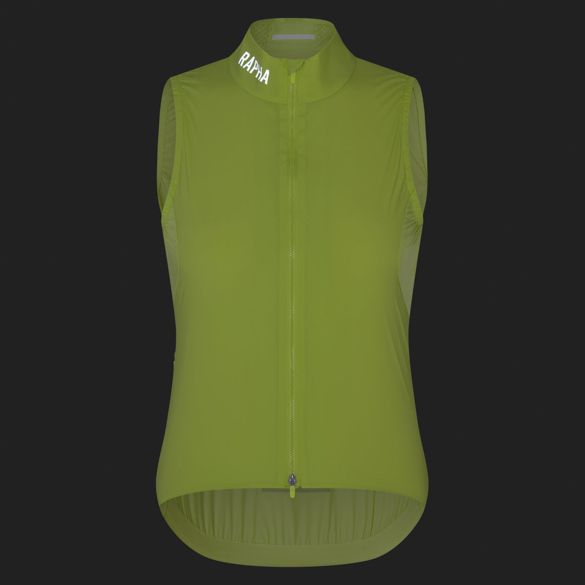 Women's Pro Team Insulated Gilet - Lime Green/White