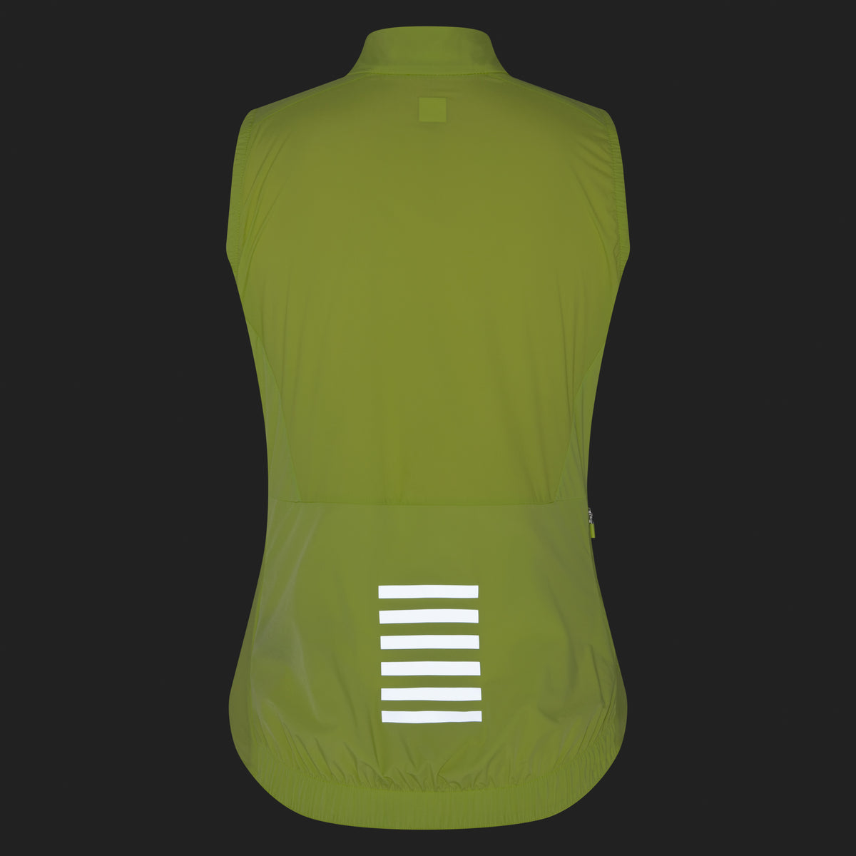Women's Pro Team Insulated Gilet - Lime Green/White