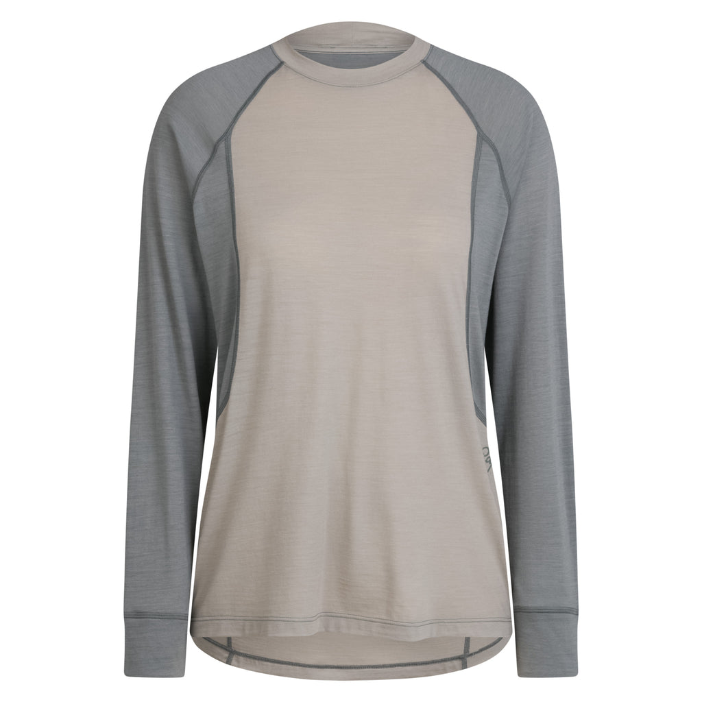 Women's Explore Merino Long Sleeve T-Shirt - Rock Ridge / Sedona Sage