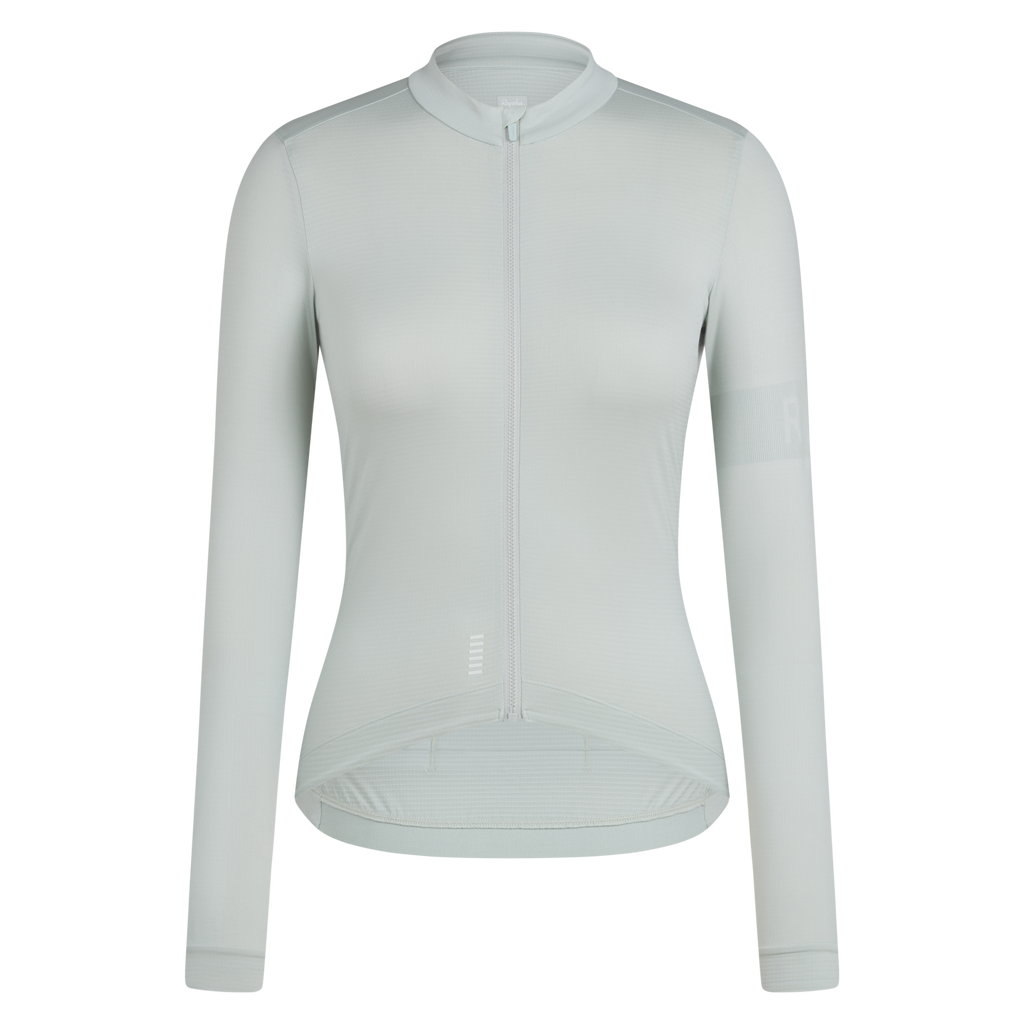 Women's Pro Team Long Sleeve Midweight Jersey II - Grey/White