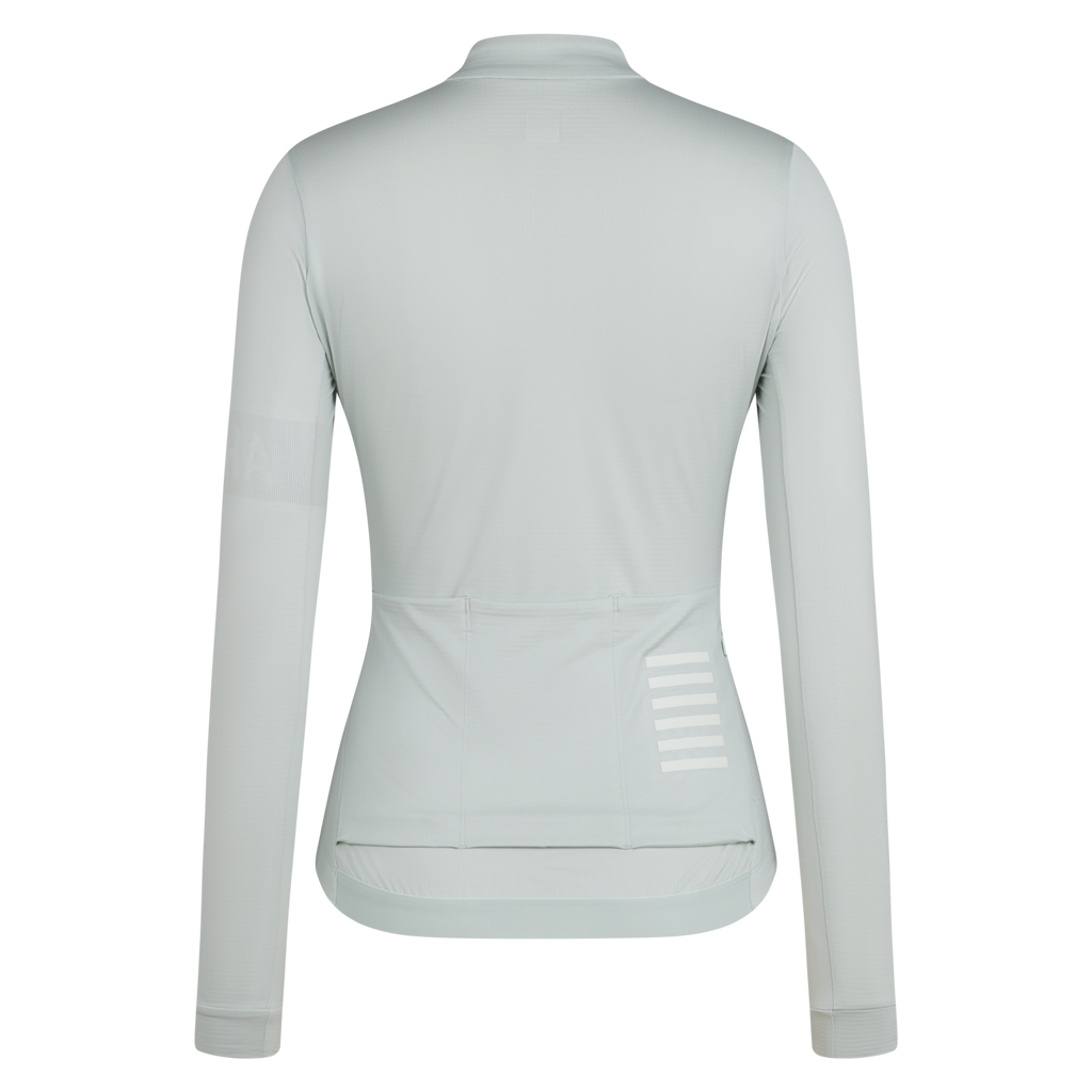 Women's Pro Team Long Sleeve Midweight Jersey II - Grey/White