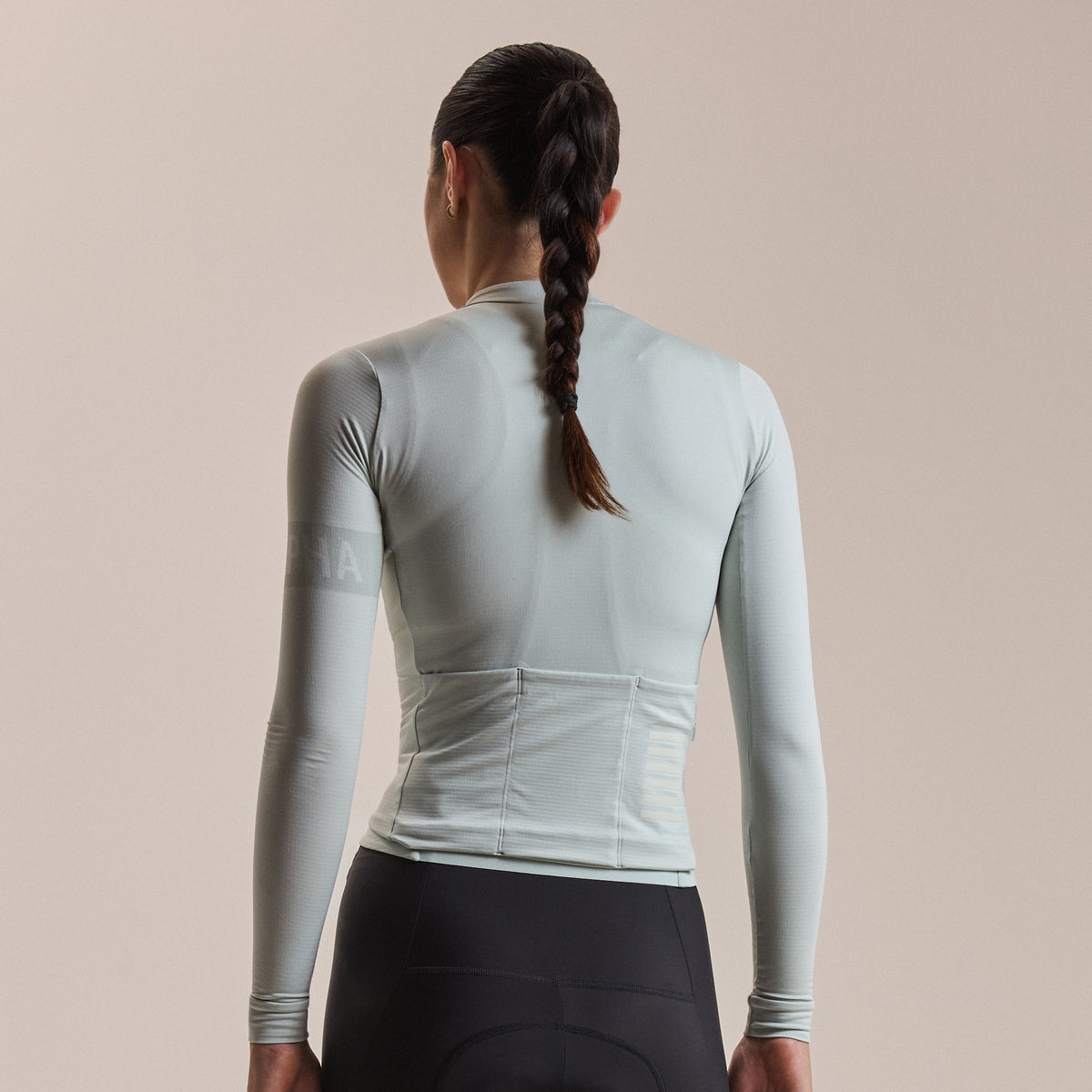 Women's Pro Team Long Sleeve Midweight Jersey II - Grey/White