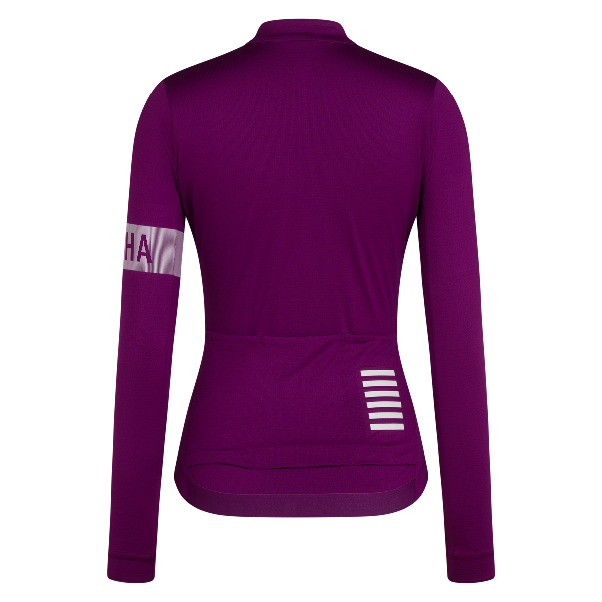 Women's Pro Team Long Sleeve Midweight Jersey II - Deep Magenta/White