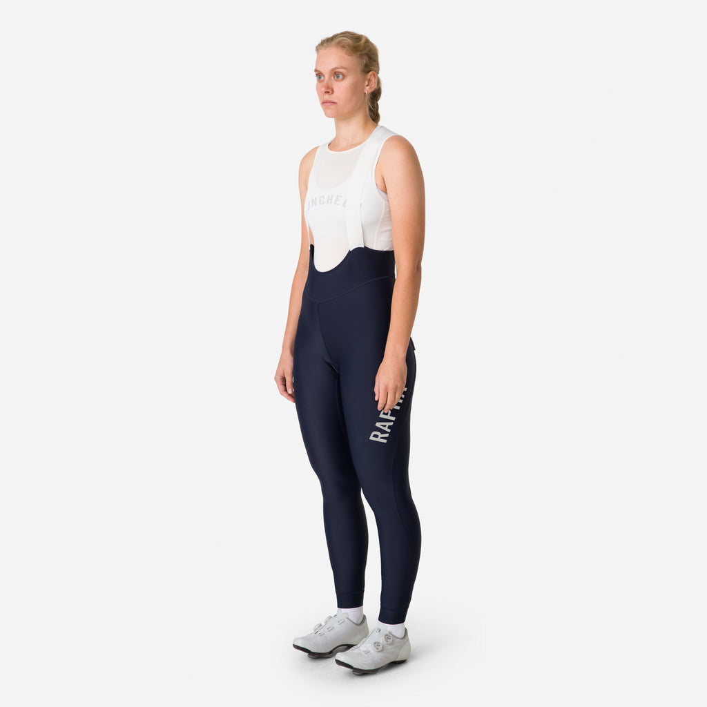 Women's Pro Team Lightweight Tights - Dark Navy/White