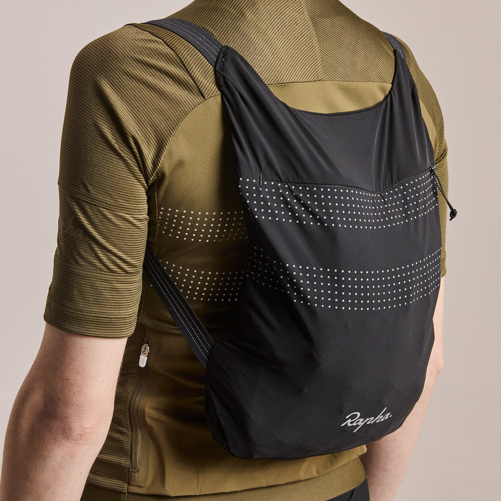 Brevet Packable Backpack - Black/Black
