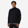 Men's Tech Fleece Half Zip - Black/Grey