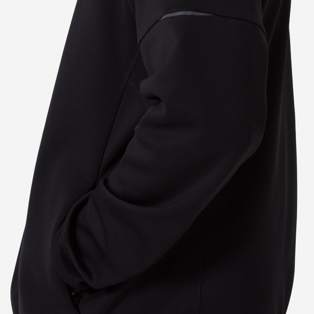 Men's Tech Fleece Half Zip - Black/Grey