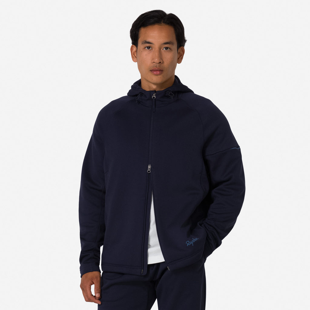 Men's Tech Fleece Zip Hoodie - Night Sky / Pageant Blue