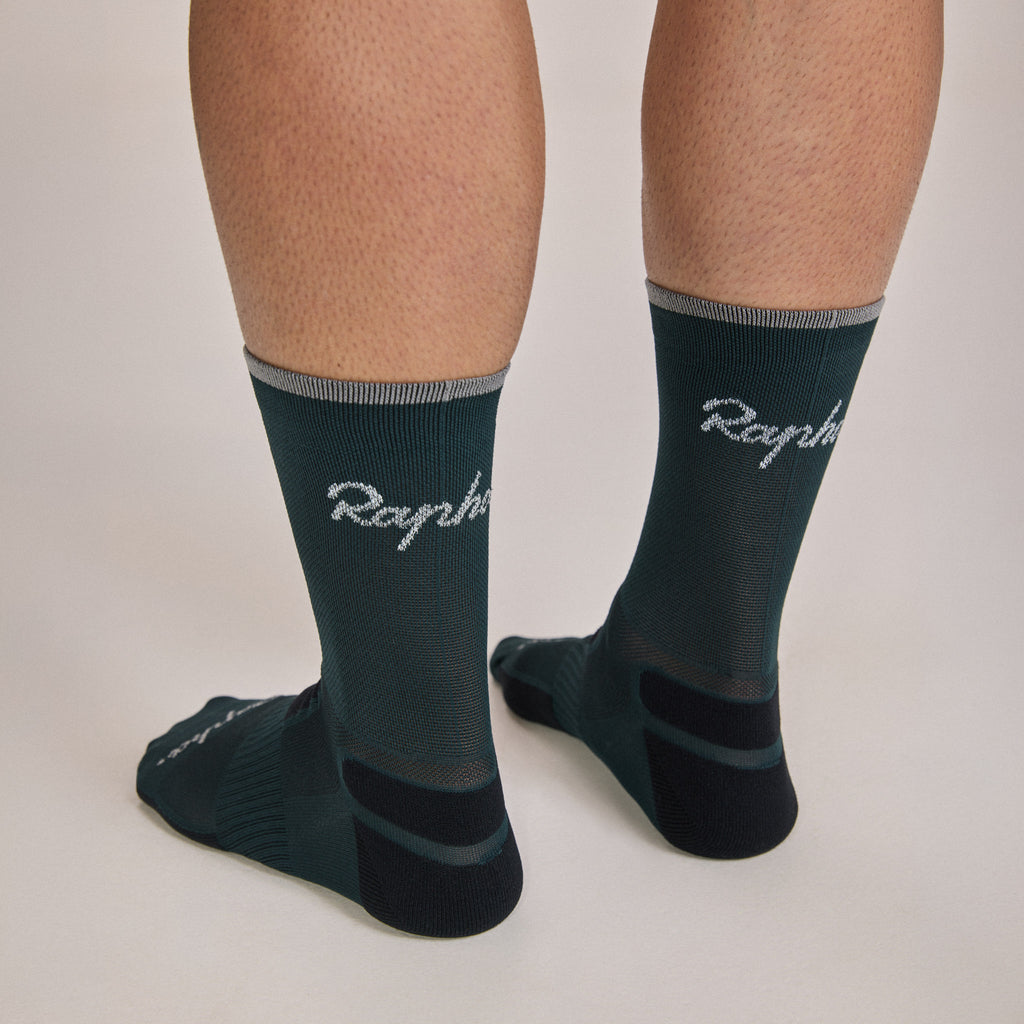 Brevet Socks - Dark Forest/Dark Grey