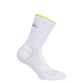 Brevet Socks - White/Chartreuse