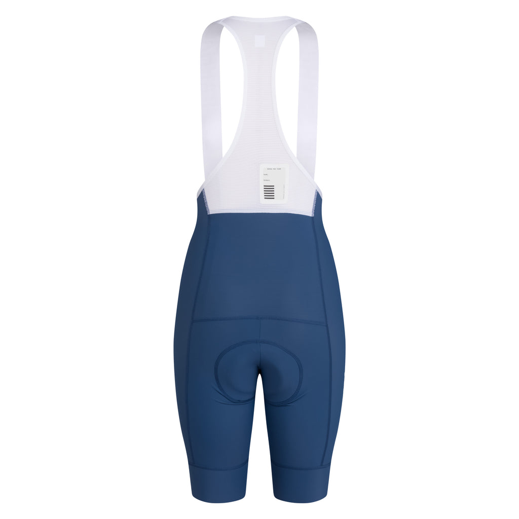 Women's Pro Team Training Bib Shorts II - Regular - Denim Blue/White