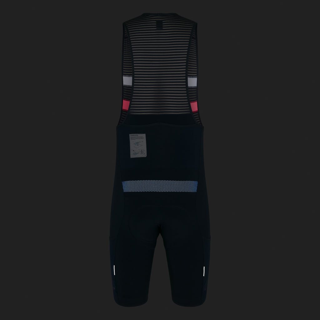 Men's Brevet Lightweight Cargo Bib Shorts - Dark Navy