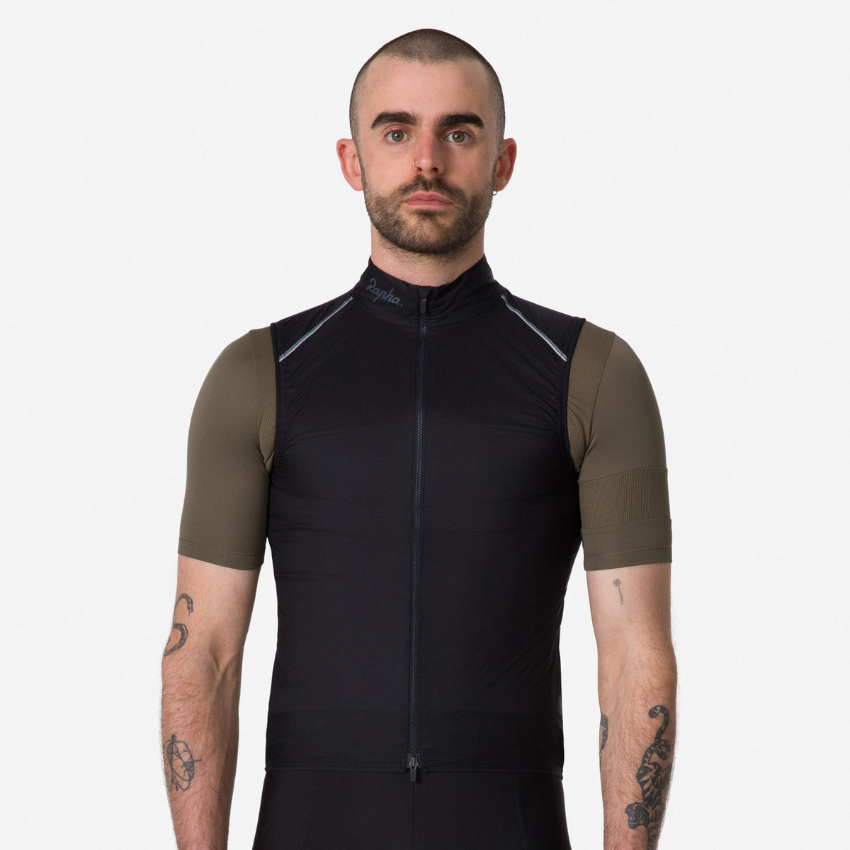 Men's Brevet Element Wind Gilet - Black/Grey