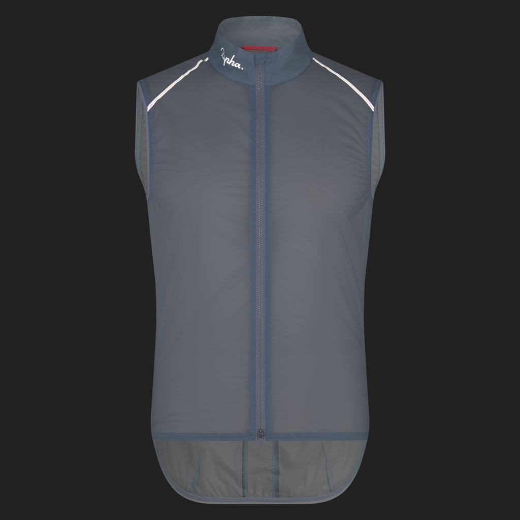 Men's Brevet Element Wind Gilet - Ice/Silver Reflective