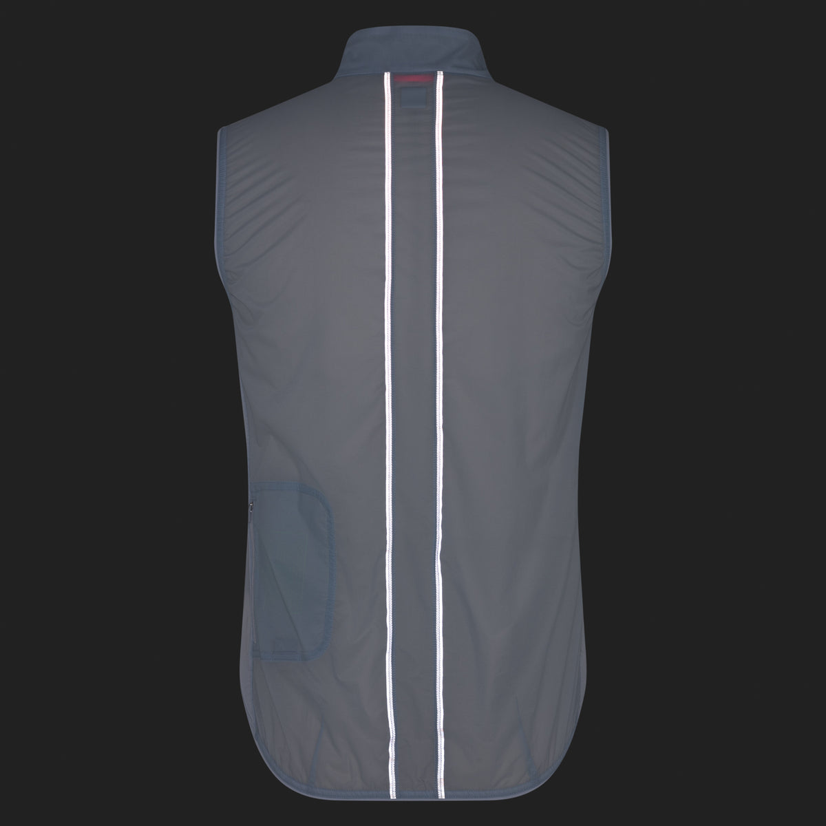 Men's Brevet Element Wind Gilet - Ice/Silver Reflective