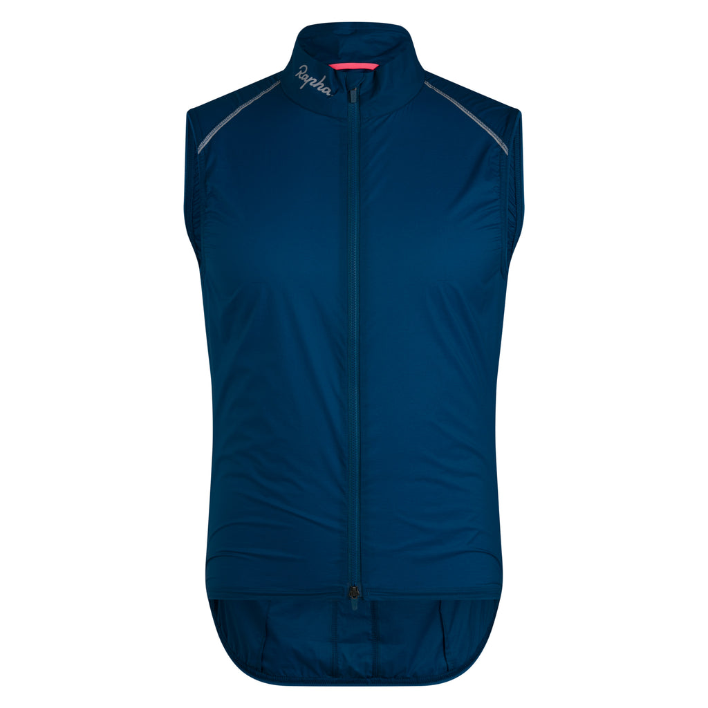 Men's Brevet Element Wind Gilet - Jewelled Blue/Silver Reflective