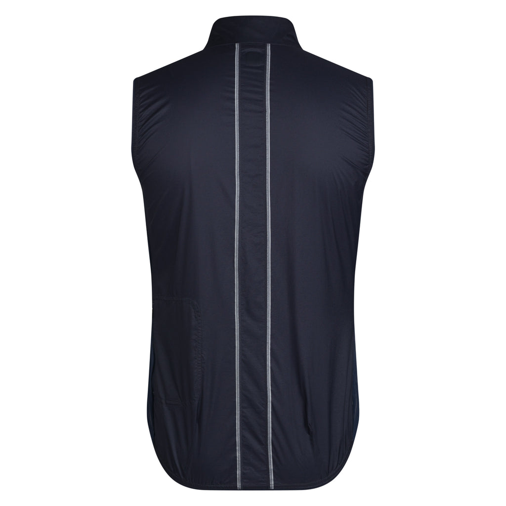Men's Brevet Element Wind Gilet - Dark Navy/White