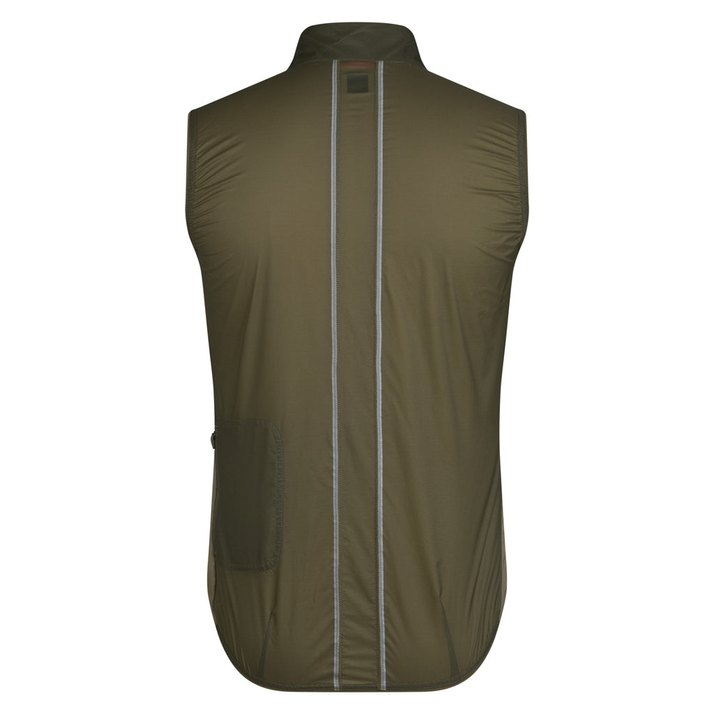 Men's Brevet Element Wind Gilet - Green/Dark Green