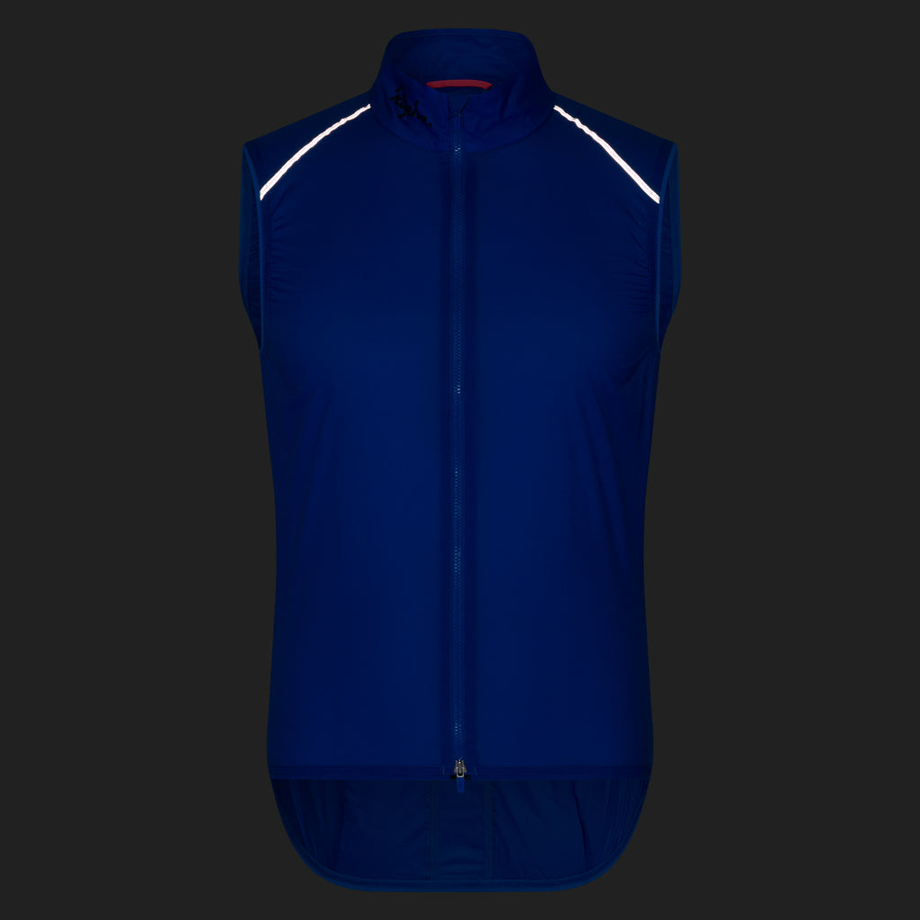 Men's Brevet Element Wind Gilet - Cobalt/Dark Navy