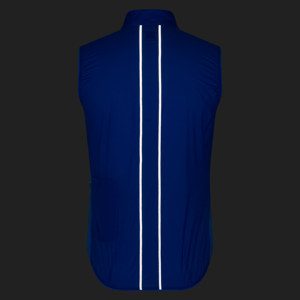 Men's Brevet Element Wind Gilet - Cobalt/Dark Navy