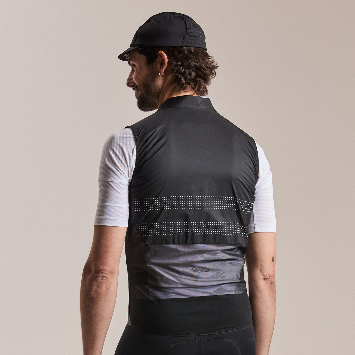 Men's Brevet Wind Gilet III - Black/Black