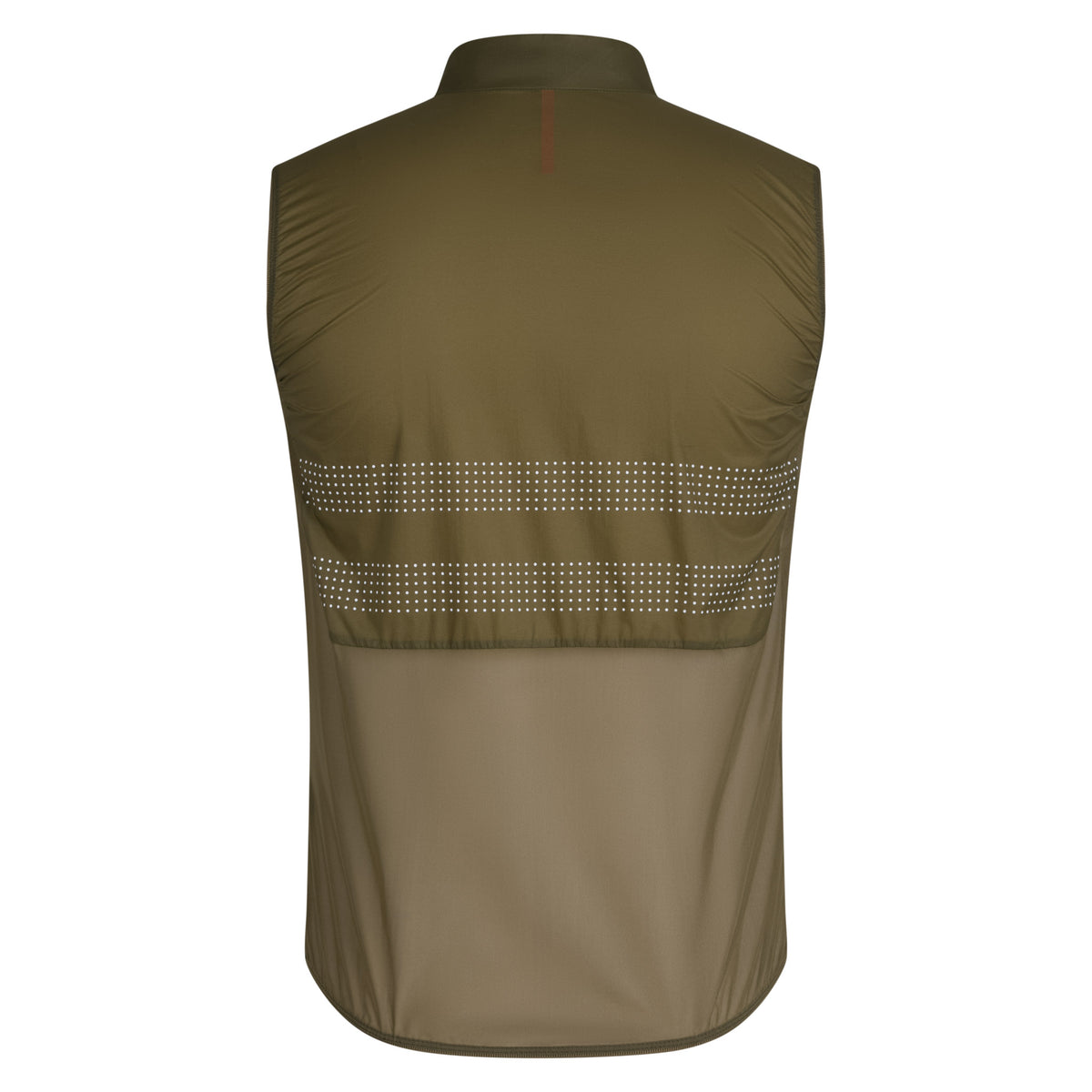 Men's Brevet Wind Gilet III - Dark Olive/White
