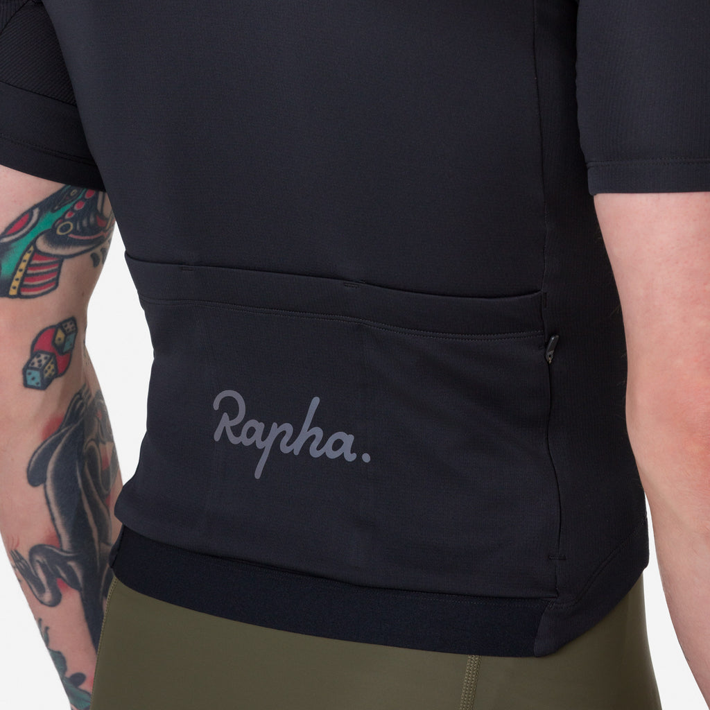Men's Brevet Element Jersey - Black/Dark Grey