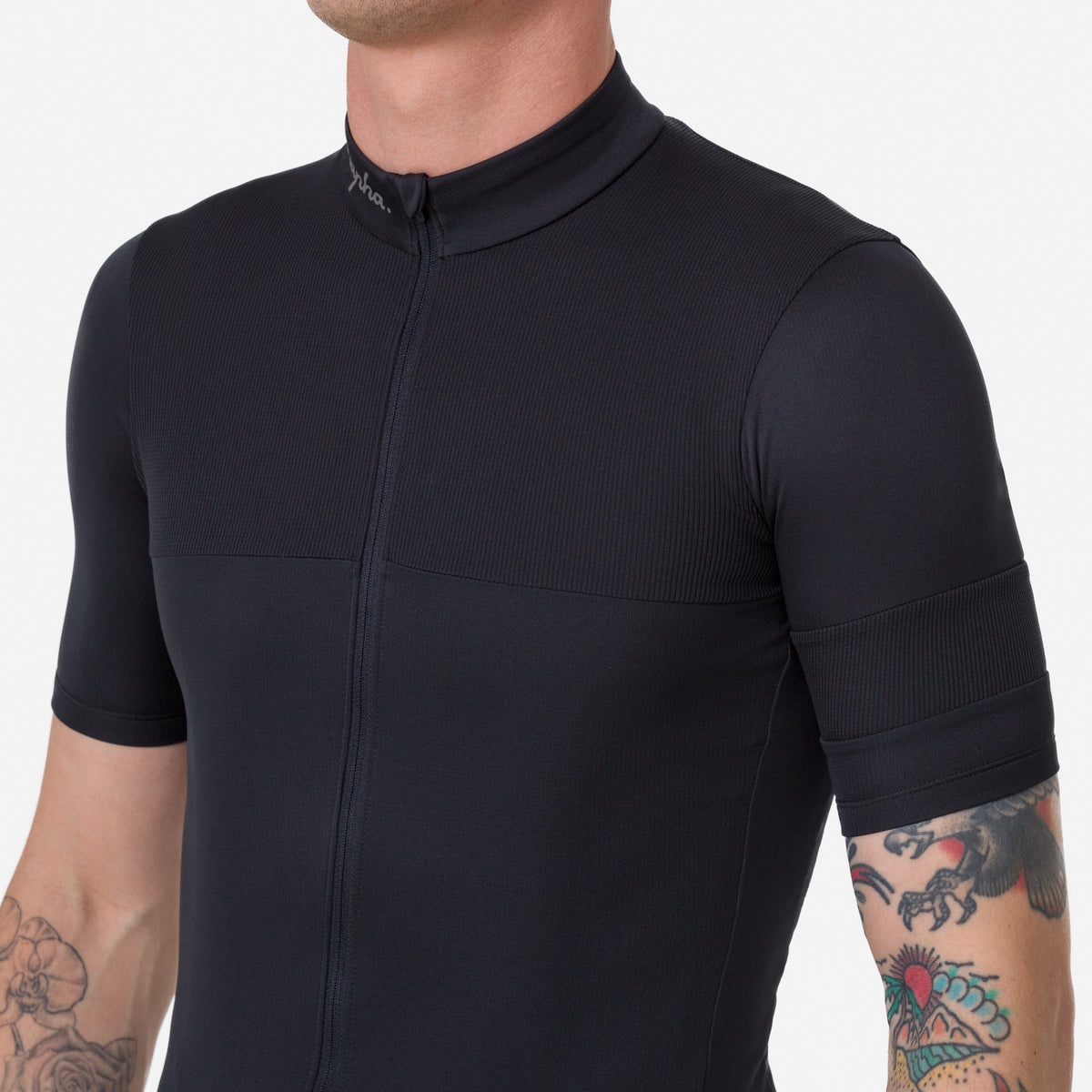 Men's Brevet Element Jersey - Black/Dark Grey