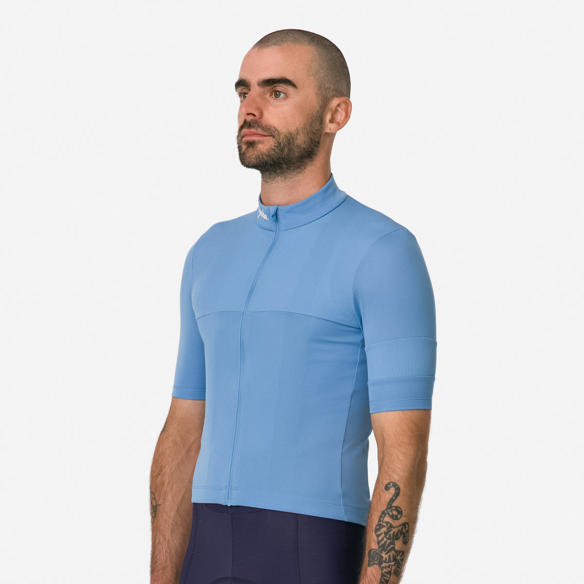 Men's Brevet Element Jersey - Shadow Blue/Cream