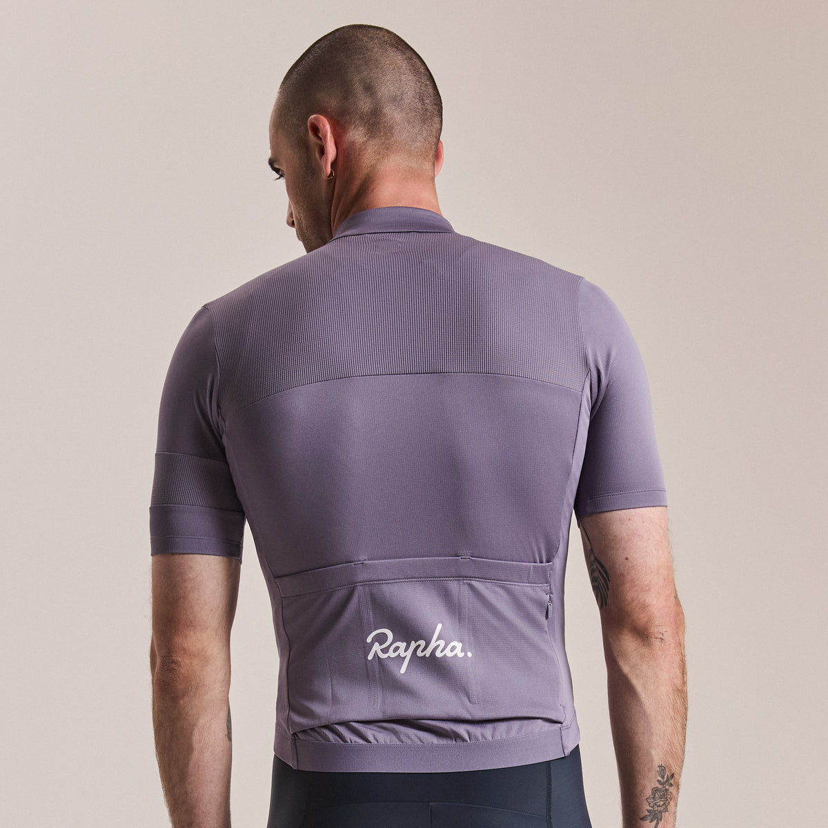 Men's Brevet Element Jersey - Dusted Lilac/Black