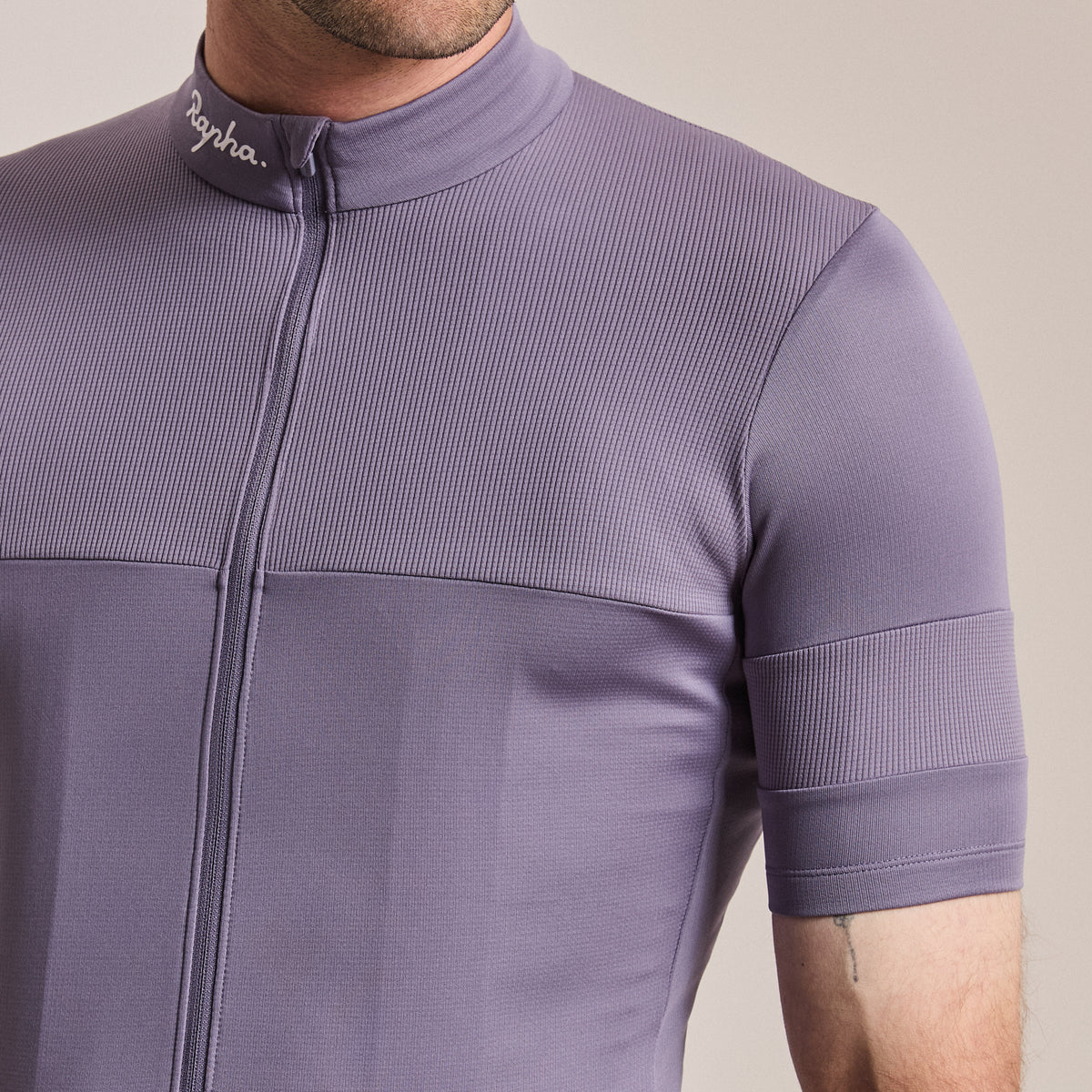 Men's Brevet Element Jersey - Dusted Lilac/Black