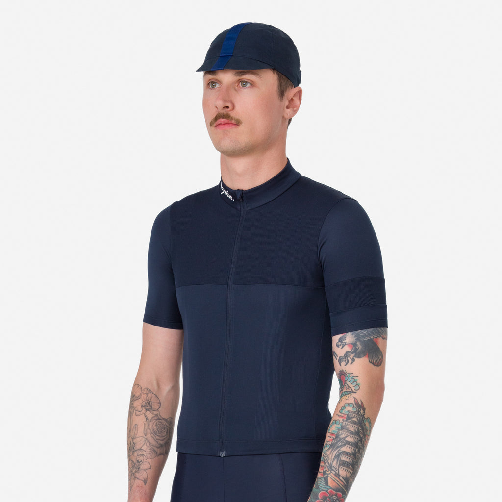 Men's Brevet Element Jersey - Dark Navy/White
